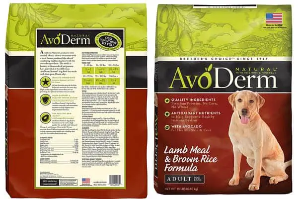 AvoDerm Natural Dog Food for Adults