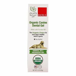 pura naturals pet organic canine dental gel